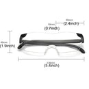 Presbyopic Glasses, Ultra Thin High-definition 1.6X Portable Presbyopic Hypermetropic Reading Glasses,+2.50D