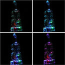 NO:8086 Transparent Crystal Violin Shape Music Box(Middle Size)(Transparent)