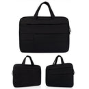 Universal Multiple Pockets Wearable Oxford Cloth Soft Portable Leisurely Handle Laptop Tablet Bag, For 13.3 inch and Below Macbook, Samsung, Lenovo, Sony, DELL Alienware, CHUWI, ASUS, HP (Black)