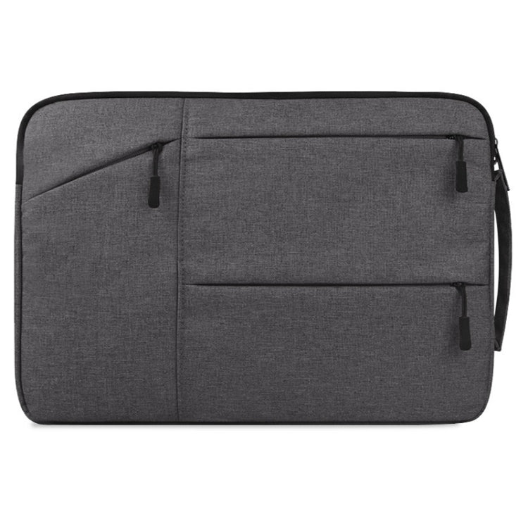 Universal Multiple Pockets Wearable Oxford Cloth Soft Portable Simple Business Laptop Tablet Bag, For 12 inch and Below Macbook, Samsung, Lenovo, Sony, DELL Alienware, CHUWI, ASUS, HP(Grey)