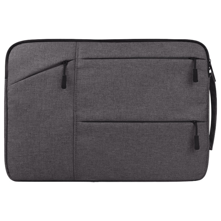 Universal Multiple Pockets Wearable Oxford Cloth Soft Portable Simple Business Laptop Tablet Bag, For 12 inch and Below Macbook, Samsung, Lenovo, Sony, DELL Alienware, CHUWI, ASUS, HP(Grey)