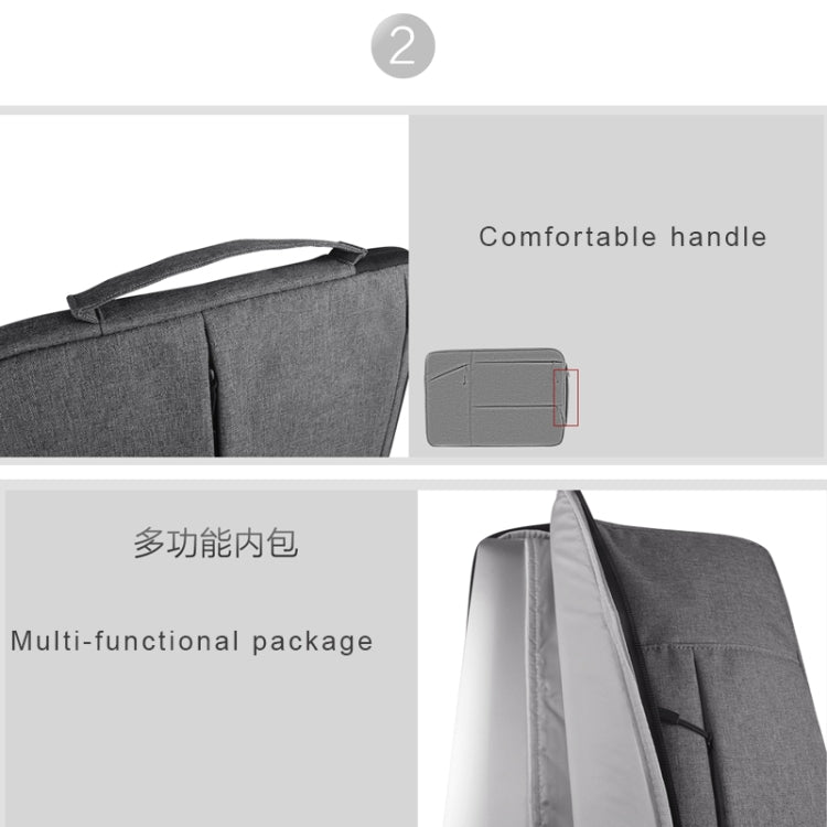 Universal Multiple Pockets Wearable Oxford Cloth Soft Portable Simple Business Laptop Tablet Bag, For 12 inch and Below Macbook, Samsung, Lenovo, Sony, DELL Alienware, CHUWI, ASUS, HP(Navy Blue)