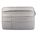Universal Multiple Pockets Wearable Oxford Cloth Soft Portable Leisurely Laptop Tablet Bag, For 15.6 inch and Below Macbook, Samsung, Lenovo, Sony, DELL Alienware, CHUWI, ASUS, HP (Grey)