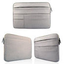 Universal Multiple Pockets Wearable Oxford Cloth Soft Portable Leisurely Laptop Tablet Bag, For 15.6 inch and Below Macbook, Samsung, Lenovo, Sony, DELL Alienware, CHUWI, ASUS, HP (Grey)