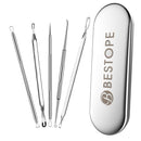 Blackhead Acne Pimple Comedone Remover Safe Cleaner Stainless Steel Needle Kit