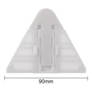 Window Safety Lock Sliding Door Window Lock Door and Window Stopper for Children(White)
