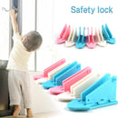 Window Safety Lock Sliding Door Window Lock Door and Window Stopper for Children(White)