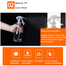 5 PCS Plastic Spray Bottles Leak Proof with Trigger Sprayer, 200ml