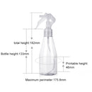 5 PCS Plastic Spray Bottles Leak Proof with Trigger Sprayer, 200ml