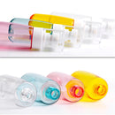 5 PCS Travel Plastic Bottles Leak Proof Portable Travel Accessories Small Bottles Containers, 30ml(Yellow)