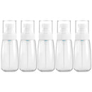 5 PCS Travel Plastic Bottles Leak Proof Portable Travel Accessories Small Bottles Containers, 80ml(Transparent)