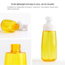 5 PCS Travel Plastic Bottles Leak Proof Portable Travel Accessories Small Bottles Containers, 80ml(Transparent)