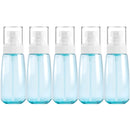 5 PCS Travel Plastic Bottles Leak Proof Portable Travel Accessories Small Bottles Containers, 100ml(Blue)