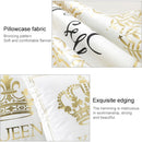 Fashion Bronzing Gold Printed Cushion Cover Sofa Seat Pillow Case, Size: 45*45cm