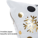 Fashion Bronzing Gold Printed Cushion Cover Sofa Seat Pillow Case, Size: 45*45cm