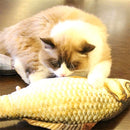 Simulation Fish Toy Funny Cat Toy Fish Stuff Scratching Post Board Toy, Middle Size: 41.0 x 13.5 x 9.0cm