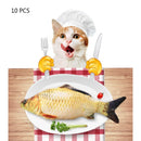 Simulation Fish Toy Funny Cat Toy Fish Stuff Scratching Post Board Toy, Middle Size: 41.0 x 13.5 x 9.0cm