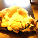 Simulation Fish Toy Funny Cat Toy Fish Stuff Scratching Post Board Toy, Middle Size: 41.0 x 13.5 x 9.0cm