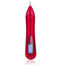 SONGSUN X2 Professional Portable Skin Spot Tattoo Freckle Removal Machine Mole Dot Removing Laser Plasma Beauty Care Pen with LCD Display Screen & 9 Gears Adjustment(Red)