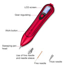 SONGSUN X2 Professional Portable Skin Spot Tattoo Freckle Removal Machine Mole Dot Removing Laser Plasma Beauty Care Pen with LCD Display Screen & 9 Gears Adjustment(Red)