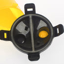 Pet Outdoor Portable Dual-use Water and Food Cup with A Folding Bowl (Yellow)
