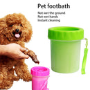 Pet Antiseptic Products Silicone Wash Feet Cleaning Cup Size: S(Green)