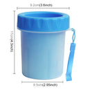 Pet Antiseptic Products Silicone Wash Feet Cleaning Cup Size: S(Blue)