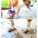 Pet Antiseptic Products Silicone Wash Feet Cleaning Cup Size: S(Blue)