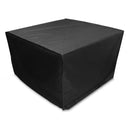 Anti-UV Waterproof Dust-proof 210D Oxford Cloth Folding Table Chairs Protective Cover Outdoor Furniture Set Cover, Size: 126*126*74cm(Black)