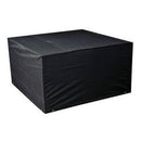 Anti-UV Waterproof Dust-proof 210D Oxford Cloth Folding Table Chairs Protective Cover Outdoor Furniture Set Cover, Size: 213*132*74cm(Black)