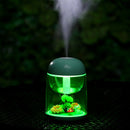 Imycoo WT602 2W Portable Mini Micro Landscape Design USB Charge Aromatherapy Air Humidifier with LED Colorful Light, Water Tank Capacity: 180ml, DC 5V(Green)