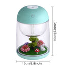 Imycoo WT602 2W Portable Mini Micro Landscape Design USB Charge Aromatherapy Air Humidifier with LED Colorful Light, Water Tank Capacity: 180ml, DC 5V(Green)
