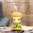 Imycoo WT602 2W Portable Mini Micro Landscape Design USB Charge Aromatherapy Air Humidifier with LED Colorful Light, Water Tank Capacity: 180ml, DC 5V(Yellow)