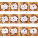 20 PCS Creative Simple Mini Ornaments Greeting Card Birthday Card DIY Folding Blessing Card Postcard, Random Style Delivery
