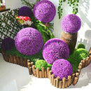 Artificial Grass Plant Ball Topiary Wedding Event Home Outdoor Decoration Hanging Ornament, Diameter: 8.7 inch