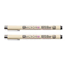 2 PCS Archival Pigment Ink Drawing Fineliner Pens 0.3mm Nib Manga Micron Pen