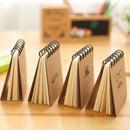 10 PCS Mustache Print Coil Memo Pad Notes Bookmark School Office Supply, Random Color Delivery