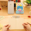 Pack of 50 Cartoon Pattern Memo Books Diary Book Notebook Ruled Notepads, Size: 12*8.5cm, Random Style Delivery