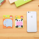 40 PCS Cartoon Animal Shaped Self Adhesive Memo Pad N-times Sticky Notes Bookmark School Office Supply, Random Style Delivery