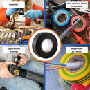 10 PCS 16mm Waterproof PVC Insulating Tare Electricians Electrical Tape(Blue)