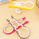 4 in 1 Multi-function Bottle Opener Home Safe Open Cans Anti-skid Cap Kitchen Tool, Random Color Delivery