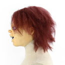 Halloween Festival Party Latex Ghost Baby Frightened Mask Headgear, with Hair