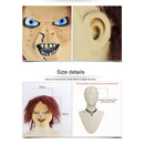 Halloween Festival Party Latex Ghost Baby Frightened Mask Headgear, with Hair