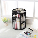 360 Degrees Rotate Functional Cosmetics Container Makeup Organizer Eco-friendly Storage Box, Size: 23 x 31cm(Black)