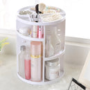 360 Degrees Rotate Functional Cosmetics Container Makeup Organizer Eco-friendly Storage Box, Size: 23 x 31cm(White)