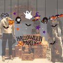 3 PCS Halloween Decorations PVC Personalized DIY Glass Electrostatic Stickers, Random Style Delivery