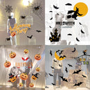 3 PCS Halloween Decorations PVC Personalized DIY Glass Electrostatic Stickers, Random Style Delivery