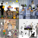 3 PCS Halloween Decorations PVC Personalized DIY Glass Electrostatic Stickers, Random Style Delivery