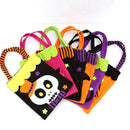 5 PCS Halloween Decoration Creative Cartoon Candy Gift Square Tote for Children, Random Style Delivery