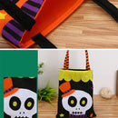 5 PCS Halloween Decoration Creative Cartoon Candy Gift Square Tote for Children, Random Style Delivery
